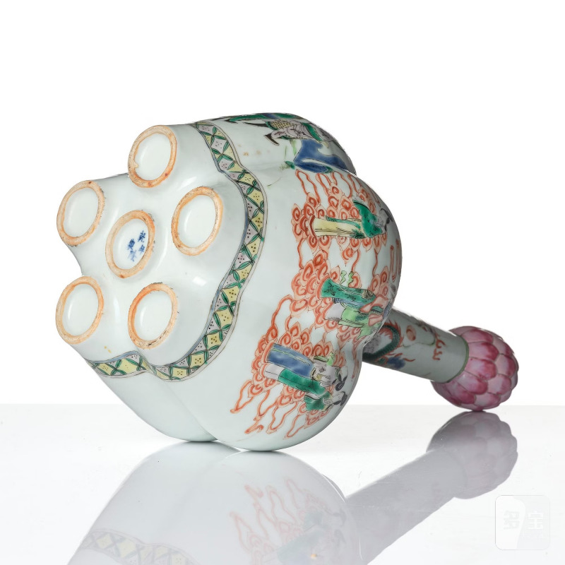A large famille rose tulip vase, - 图8